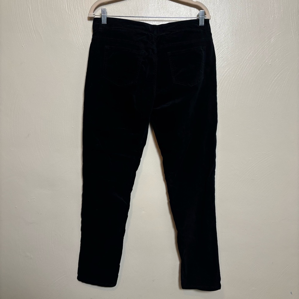 J.McLaughlin Women's Pants Velvet Soft Pockets Black Size 8